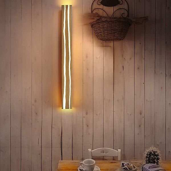 Nettlife Wandleuchte Innen Holz 50CM 8W günstig online kaufen