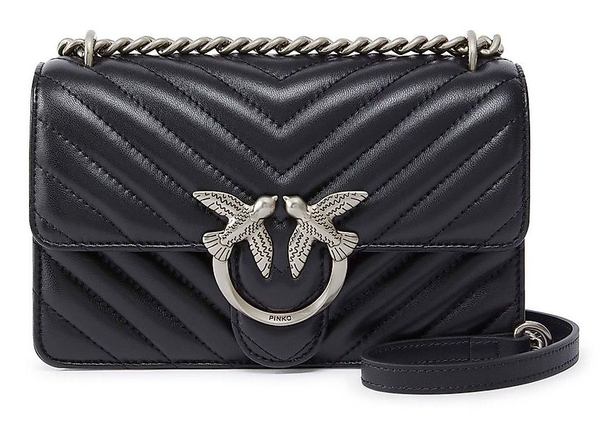 PINKO Umhängetasche Mini DC Sheep Nappa Chevron, aus echtem Schafsleder günstig online kaufen