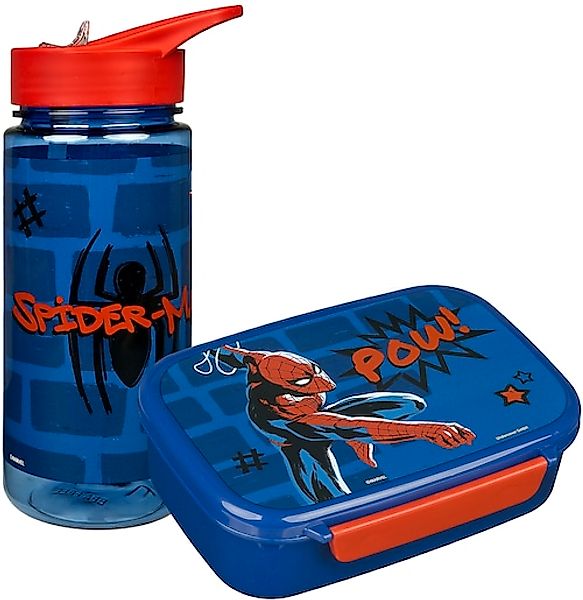 Scooli Lunchbox »Spider Man«, (Set, 2 tlg.), Brotzeitdose & Trinkflasche günstig online kaufen