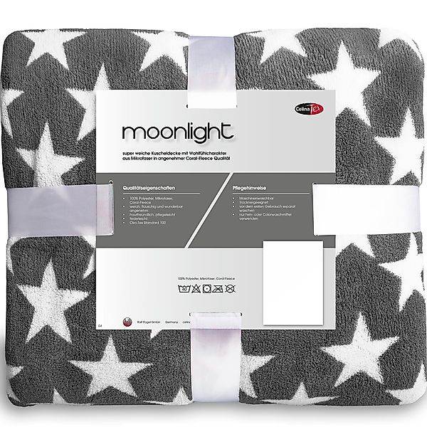 Wohndecke Moonlight Kuscheldecke Tagesdecke Fleece Decke günstig online kaufen