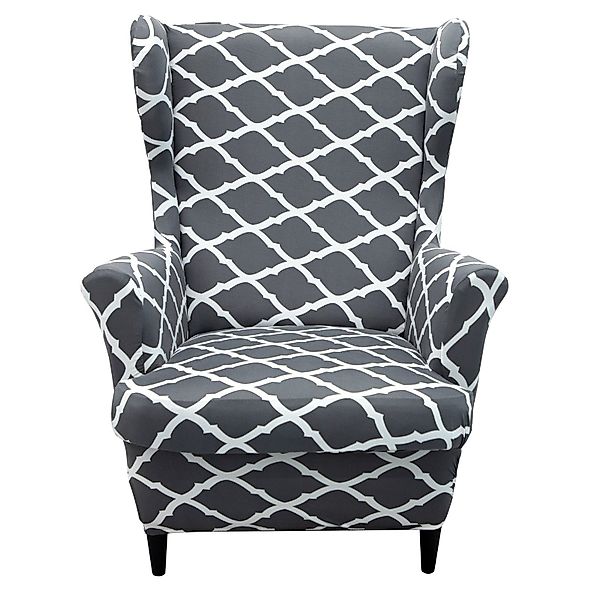 Rosnek Sesselhusse Floral/Geometrisch, Stretch, für Ohrensessel günstig online kaufen