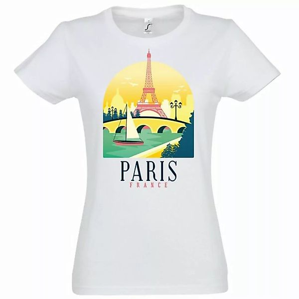 Youth Designz T-Shirt Paris Frankreich Damen Shirt mit trendigem Frontprint günstig online kaufen