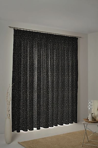 Adam Vorhang "Scribble" Kräuselband 1 Stk. tlg. aus Bio-Baumwolle günstig online kaufen