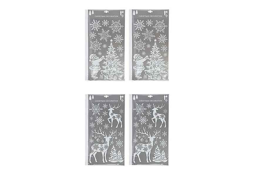 Annastore Fensterdekoration 4 x Bögen Fensterbilder für Weihnachten Fenster günstig online kaufen