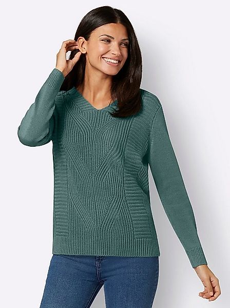 Sieh an! Strickpullover Langarm-Pullover . günstig online kaufen