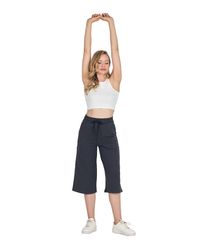COMEOR 3/4-Hose COMEOR Damen Capri Sweatpants günstig online kaufen
