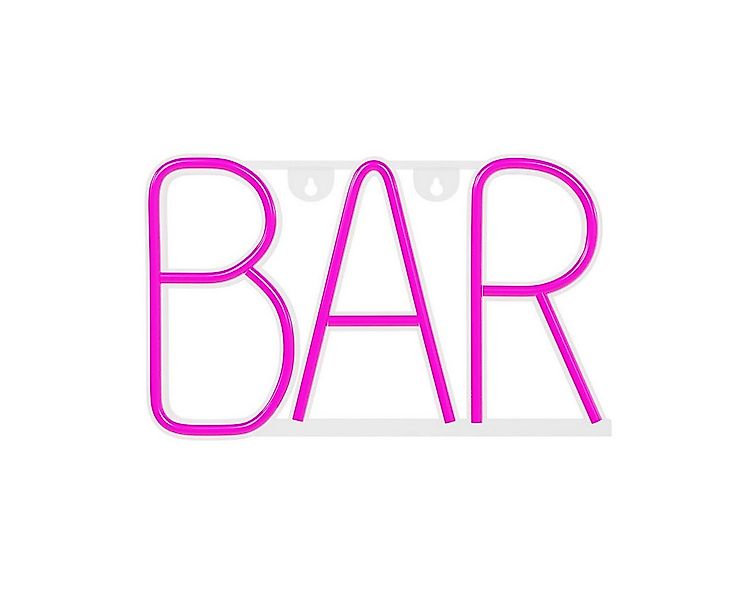 Forever Light LED Dekolicht Forever Light Neon LED Leuchte "BAR" Pink – FLN günstig online kaufen