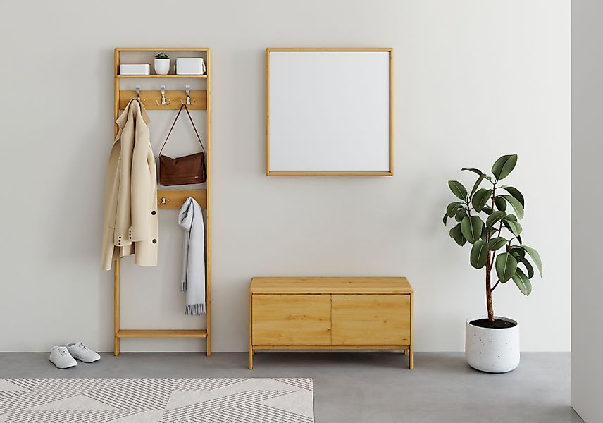 Home affaire Garderoben-Set »Luven«, (Set, 3 St.), zertifiziertes Massivhol günstig online kaufen