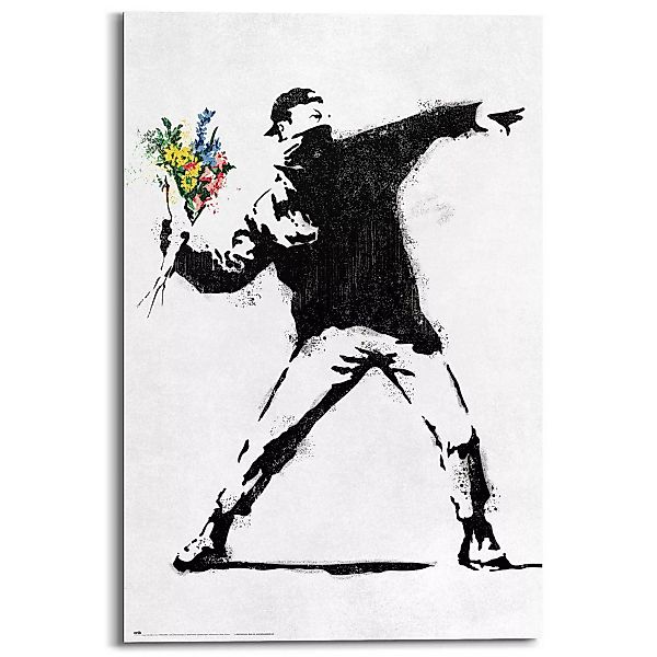Reinders! Deco-Panel »Banksy - flower bomber« günstig online kaufen