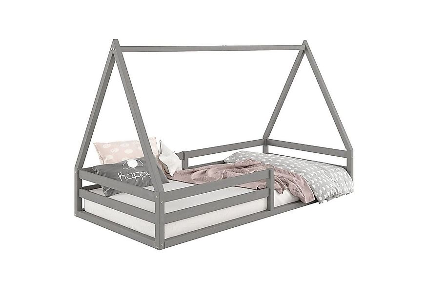 IDIMEX Kinderbett SILA, Hausbett Tipibett Kinderbett Bett Kiefer 90 x 200 M günstig online kaufen