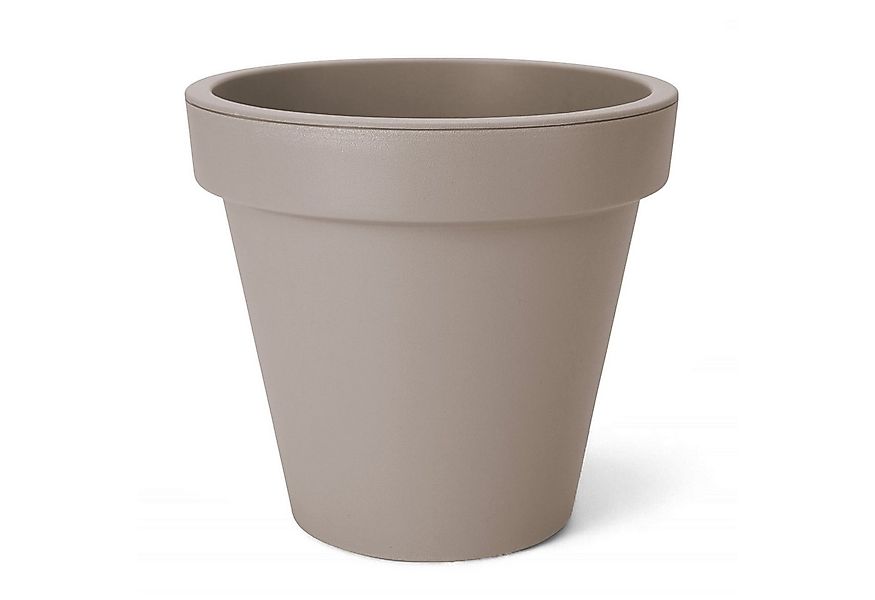 Spetebo Pflanzkübel Kunststoff Pflanzkübel rund S Ø 29 cm beige (Stück, 1 S günstig online kaufen