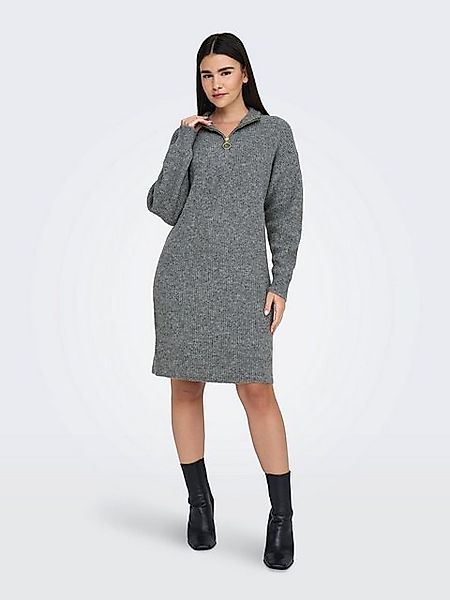 ONLY Strickkleid Stehkragen Ballonärmel Loose Fit (knielang) ONLTOKYO L/S Z günstig online kaufen