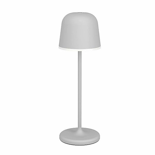 Eglo LED-Tischleuchte Mannera mit Touch 34 cm x Ø 11 cm Grau günstig online kaufen