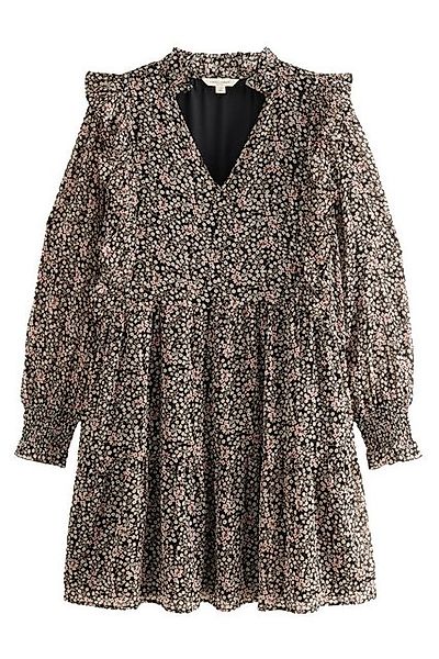 LAURA ASHLEY Minikleid Laura Ashley Chiffon-Minikleid mit Rüschen (1-tlg) günstig online kaufen