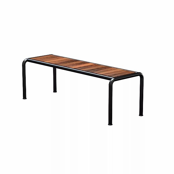 AVANTI Outdoor-Bank 129,5 cm Thermo-Esche Schwarz günstig online kaufen