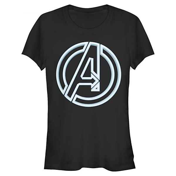 Marvel - Logo Avengers Glow Icon - Frauen T-Shirt günstig online kaufen