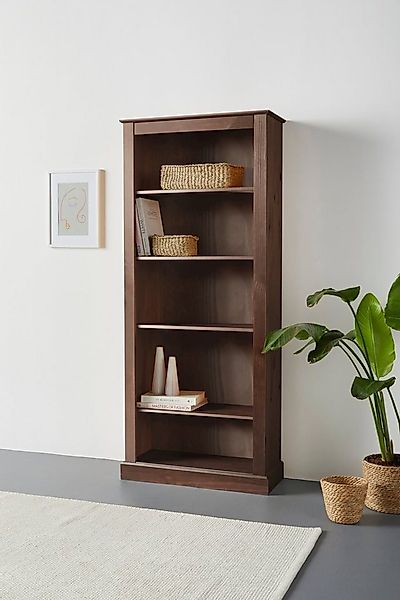 OTTO home Bücherregal Liotta, mit 4 verstellbare Einlegeböden, aus massivem günstig online kaufen