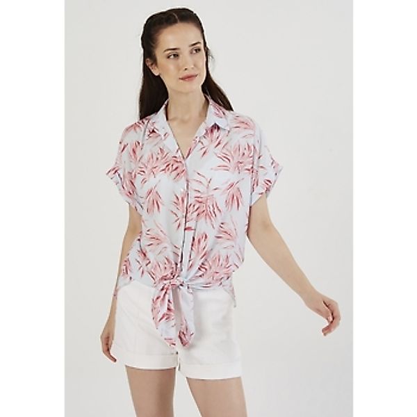 Just Like You  Blusen Oversize-Hemd mit Blattmuster günstig online kaufen