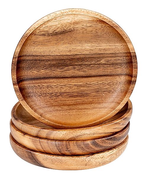 Levandeo® Dekoteller, 4er Set Runde Teller günstig online kaufen