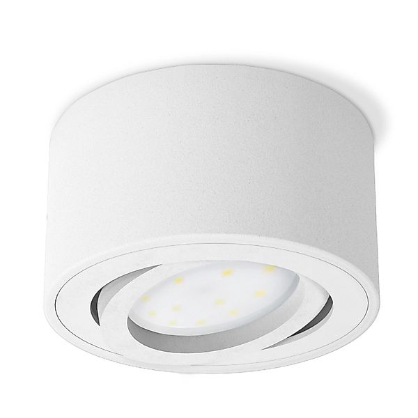 SSC-LUXon Celi-1WM LED Deckenstrahler Schwenkbar Flach Rund Weiß mit LED Mo günstig online kaufen