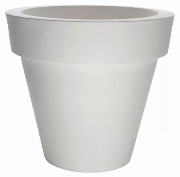 Blumentopf Vas-Two plastikmaterial weiß - Serralunga - Weiß günstig online kaufen