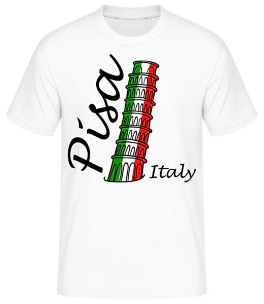 Pisa Italy · Männer Basic T-Shirt günstig online kaufen