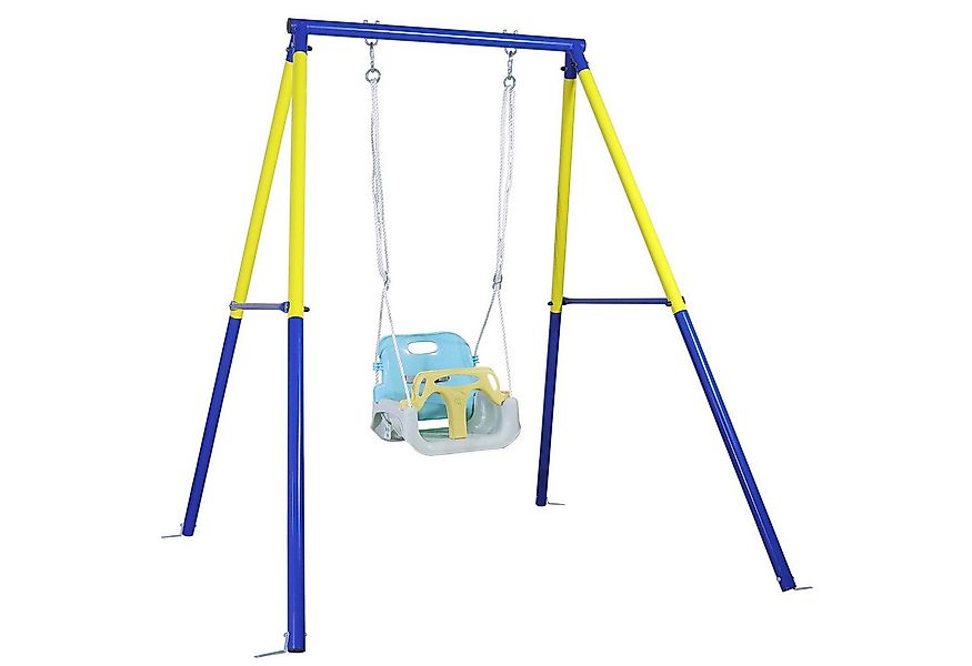 CCLIFE Schaukelgestell Babyschaukel mit Schaukelgestell Kinderschaukel Scha günstig online kaufen