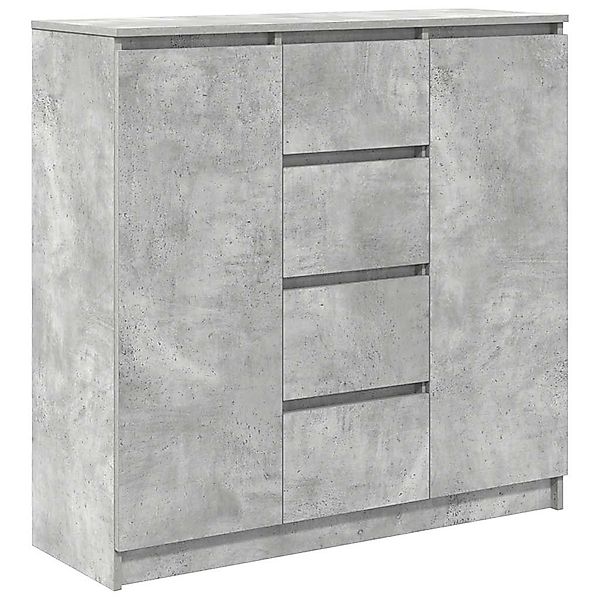 vidaXL Sideboard Sideboard mit Schubladen Betongrau günstig online kaufen