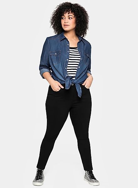 Sheego Jeansbluse günstig online kaufen