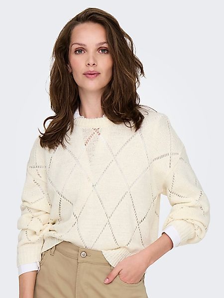 ONLY Strickpullover ONLGEENAS LS STRUCTURE O-NECK günstig online kaufen