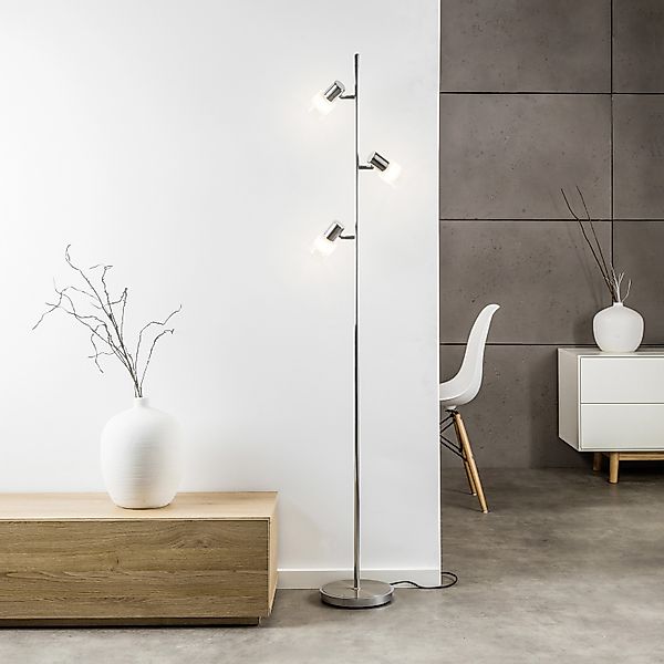Brilliant LED Stehlampe »LEA«, 3 flammig, Leuchtmittel E14   LED wechselbar günstig online kaufen