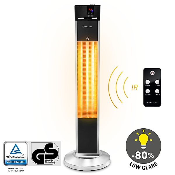 TROTEC Infrarotstrahler Terrassen-Heizstrahler IRS 2000 E, günstig online kaufen