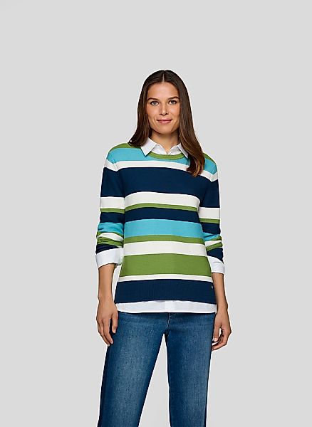 Rabe Strickpullover in Colorblocking-Optik günstig online kaufen
