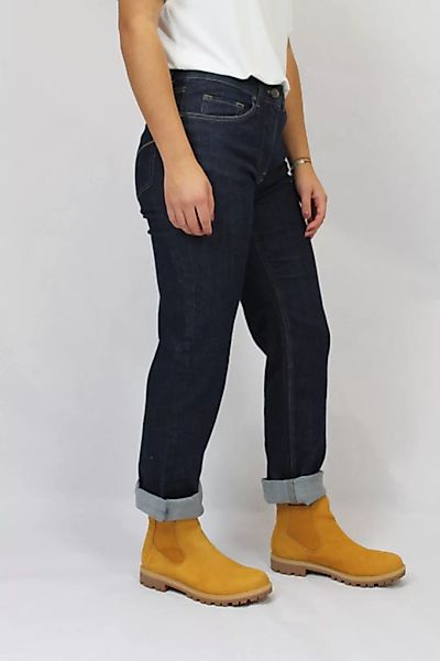 Dunkelblaue Gerade 5 Pocket Jeans günstig online kaufen