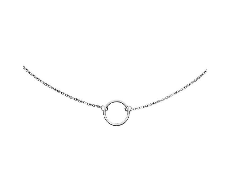 M&M Kette mit Anhänger Halskette mit Kreis-Anhänger Fine Line (1-tlg), deut günstig online kaufen