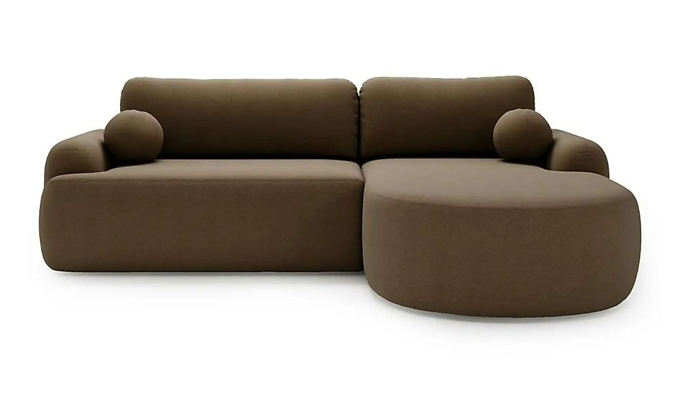 Ecksofa  Aurio ¦ braun ¦ Maße (cm): B: 261 H: 91 Polstermöbel > Sofas > Eck günstig online kaufen