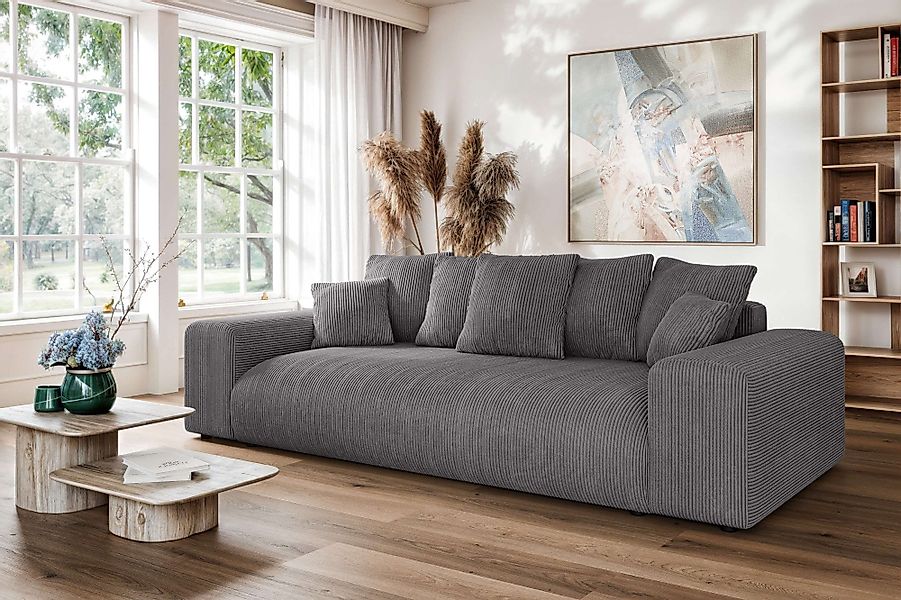 Home affaire Big-Sofa LAKESIDE 3-Sitzer Schlafsofa günstig online kaufen