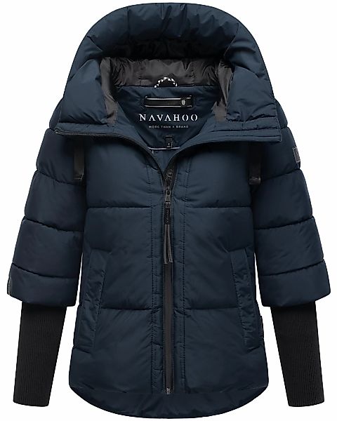 Navahoo Steppjacke "Lotusherz XIV", mit Kapuze, Warme gesteppte Winterjacke günstig online kaufen