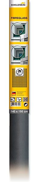 SCHELLENBERG Fliegengitter-Gewebe "aus Fiberglas in anthrazit und weiß" Pac günstig online kaufen