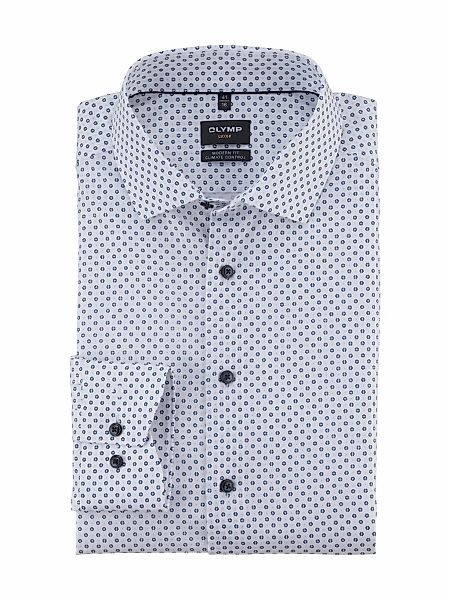 OLYMP Businesshemd "Luxor" sympathischem Minimal-Print, modern fit, Climate günstig online kaufen