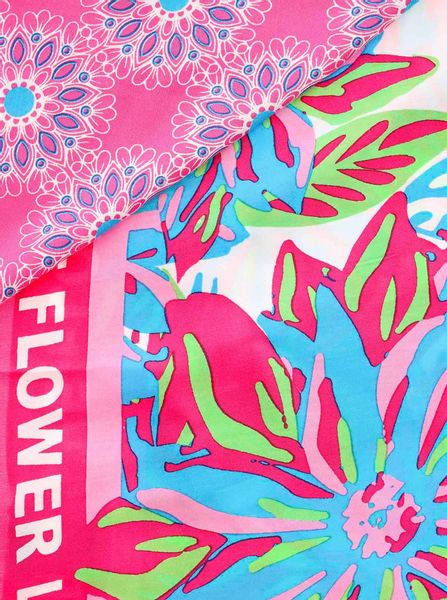 Zwillingsherz Modetuch "Flower Love", mit Tasseln günstig online kaufen