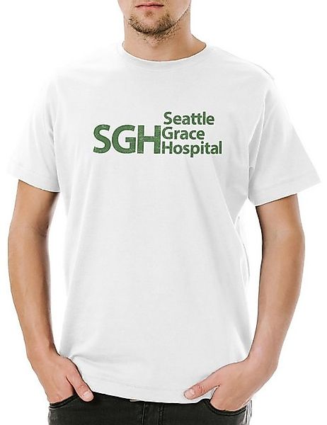 Urban Backwoods Print-Shirt Seattle Grace Hospital Herren T-Shirt SGH Grey günstig online kaufen