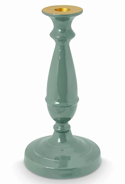 PIP STUDIO Kerzenleuchter Kerzenhalter Light Green Metal klein 24 cm (grün) günstig online kaufen