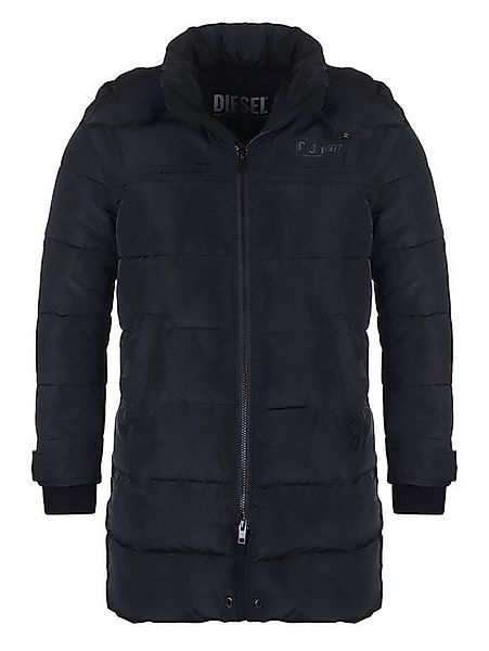 Diesel Winterjacke W-RUSSELL Herren Steppjacke Parka in Unifarbe, mit abneh günstig online kaufen