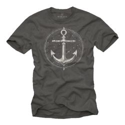 MAKAYA T-Shirt mit Anker Motiv für günstig online kaufen