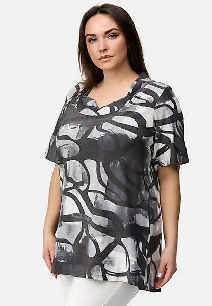 Kekoo Tunikashirt A-Linie Shirt gemustert aus weichem Viskose-Stretch 'Nevi günstig online kaufen