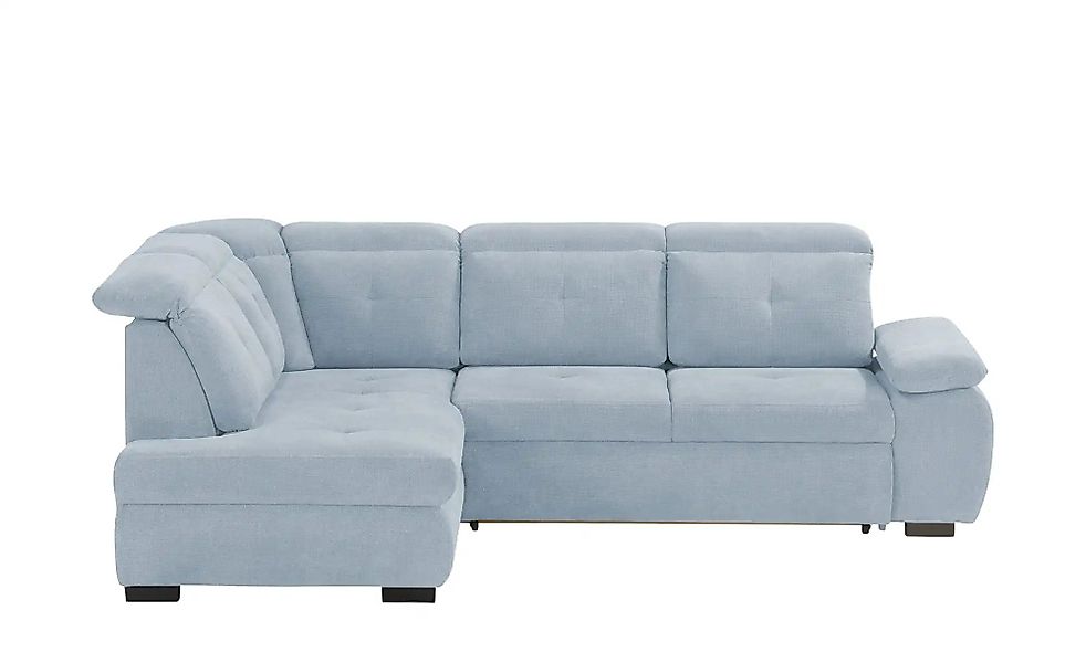 smart Ecksofa mit Kopfteilverstellung Tamara ¦ blau ¦ Maße (cm): H: 90 Pols günstig online kaufen