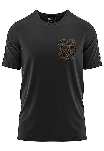 FORSBERG T-Shirt mit Brusttasche im Polygondesign günstig online kaufen