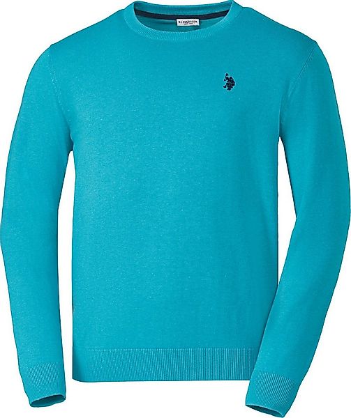 US Polo Assn. Rundhalspullover Besonders hautfreundlich dank 100% Baumwolle günstig online kaufen