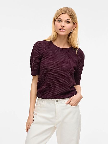 Vila Kurzarmpullover "VIDALO O-NECK S/S KNIT TOP - NOOS" günstig online kaufen